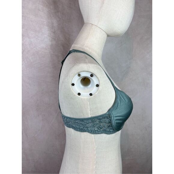 Green Lace Unpadded Victoria’s Secret Bra 34B - Picture 4 of 6